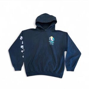 Riot Society Black Hoodie with Palm Tree Tag